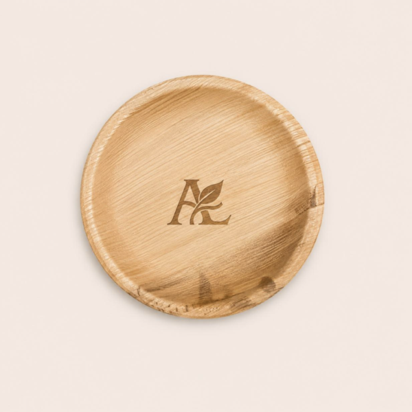 Aranyae Signature 4” Round Leaf Plate