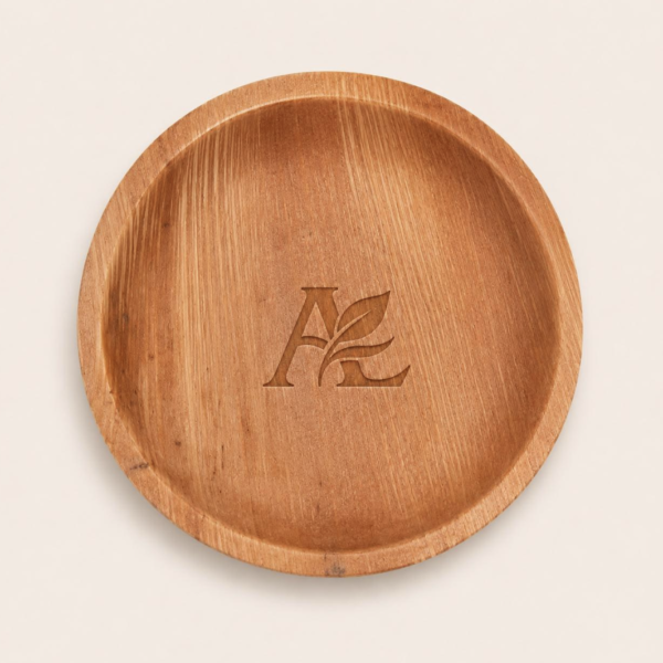 Aranyae Signature 6” Round Leaf Plate